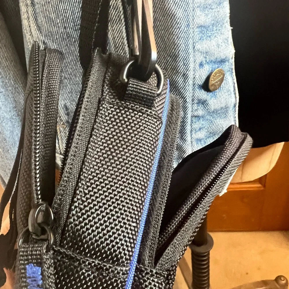 EUC Sony crossbody camera bag black